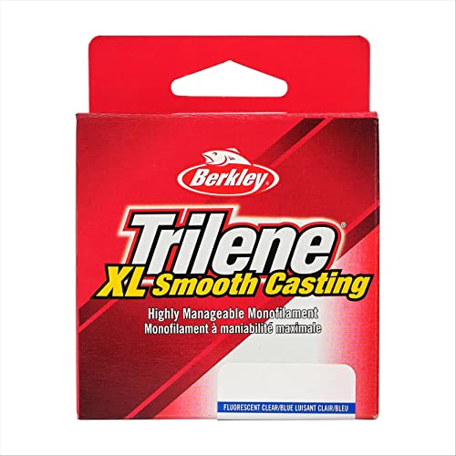 Berkley Trilene XL Monofilament Fishing Line - color: Fluorescent Clear/Blue, size: 110yd, style: 4lb Test