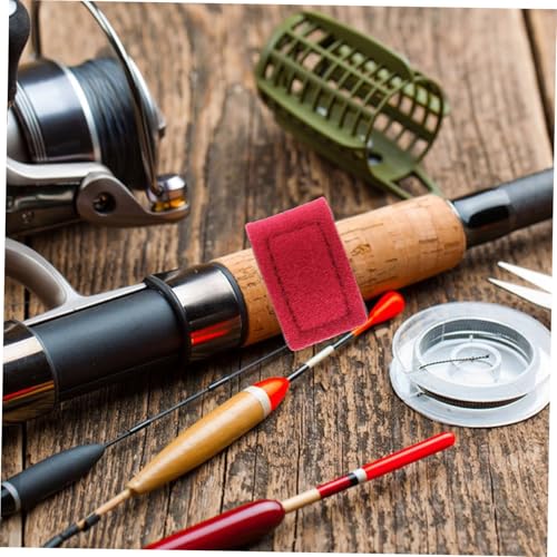 5Pcs Fishing Rod Ties Elastic Slip Fishing Rod Straps for Secure Rod Fixing Convenient Sticky System Durable for Outdoor Use Band