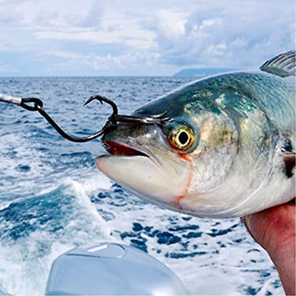 Circle Hooks Saltwater Fishing Hooks in-line Circle Hooks Set Straight Eye High Carbon Steel Octopus Hook for Saltwater Freshwater