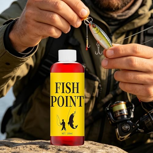 Fish Attractant 100ml Concentrated – Lightweight Versatile Portable Fast Acting Bass Scent, Crucian Carp Grass, Tilapia Outdoor Lake Reservoir River | Multipurpose Outdoor Indoor Utility