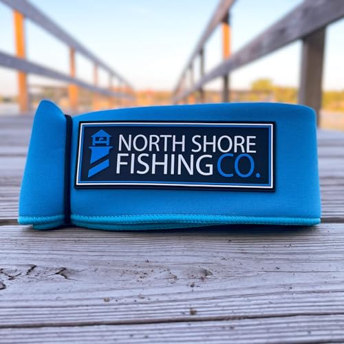 Premium Neoprene Fishing Rod Sleeve – Floating, Puncture Resistant, Labeled Protective Sock for Casting, Spinning, Trolling Fishing Rods - color: Blue, size: 60", style: Casting/Trolling