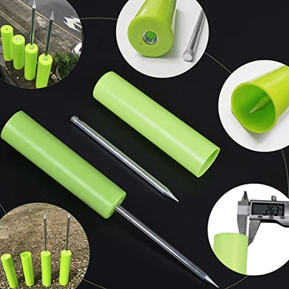 JBRUN Fishing Rod Holder, Fishing Pole Holders Ground, Rod Holders for Bank Beach Fishing, Beach Support Stand Reinforced PVC, Without Hurting The Rod Holder, Alarm Bells…