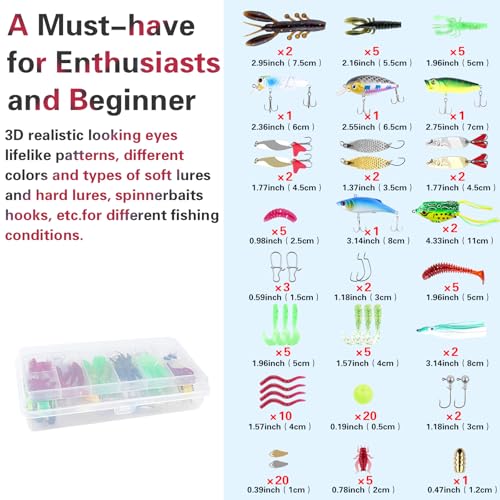 3-Layer Pink Fishing Tackle Box with Tackle Included, Fishing Tools Kit Includes Pliers Fish Lip Gripper Scale Crankbait Spinnerbaits Soft Baits Hooks, Ideal Gift for Angler Saltwater Freshwater - color: Pink