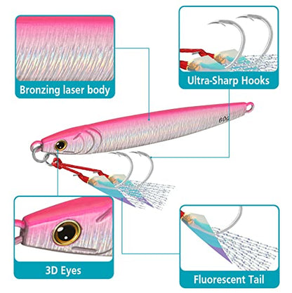 TRUSCEND Vibespinner Easy Catch Fishing Lures with BKK Hooks, Tail Spinner Baits with 4 Actions, Vibrating Swimming Flashing & Jigging for More Bites, Spoon Lures for Bass Trout Crappie Walleye Pike - color: E1-2.1oz-3.8"