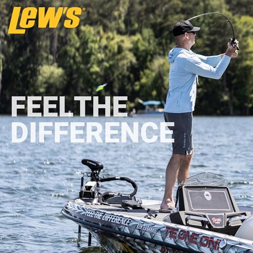 Lew's Laser Lite Spinning Fishing Reel, 6+1 Bearings, Graphite Frame and Sideplate, Speed Lube, Multi-Disc Drag - size: 75