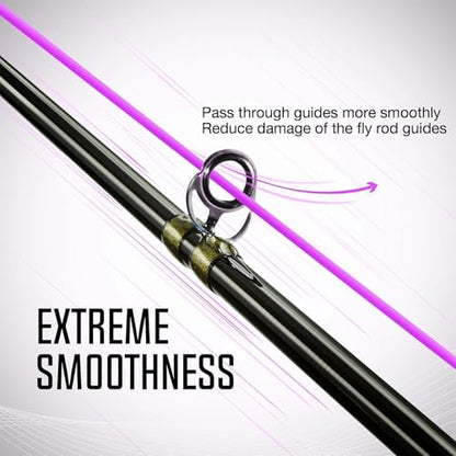 Aventik ProWeight WF Floating Fly Fishing Line Welded Loops Weight Forward Freshwater Trout Fly Line Kit WF 3 4 5 6 7 8 Low Stretch Slick Coating Accurate Casting - color: Purple, size: 4F