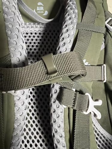 TACNEX Tactical Backpack Strap Clip Webbing Keeper Holder MOLLE Belt Hook Retainer Harness/Sling/Bag/Military Strap Stays - color: Ranger Green, size: 2"