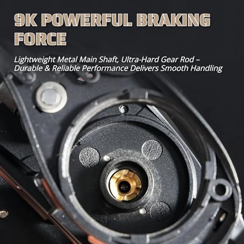 Baitcasting Fishing Reel – Lightweight Micro Baitcaster with Metal Spool, 7.2:1 High Speed Gear Ratio, Smooth Drag, Anti-Backlash Design for Lure & Ultralight Fishing