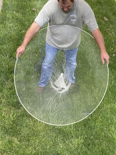 Ballyhoo Bait Net - Collapsible Hoop Net - Folds for Easy Storage