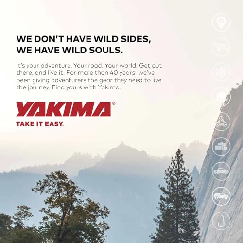 Yakima Rooftop Rod Box, Portable Hard Case for up to 8 Fishing Poles up to 8 Ft Long - Foam Pads & Removable Rod Holders for Gear Storage, TopWater