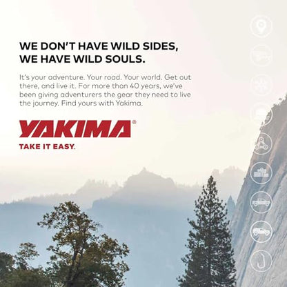 Yakima Rooftop Rod Box, Portable Hard Case for up to 8 Fishing Poles up to 8 Ft Long - Foam Pads & Removable Rod Holders for Gear Storage, TopWater