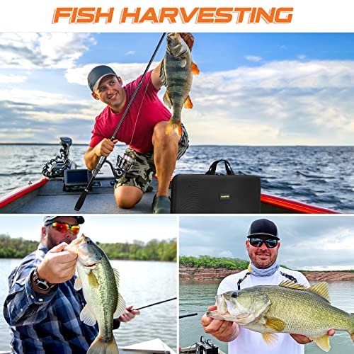PLUSINNO Fishing Rod, Telescopic Fishing Rod and Reel Combo, Collapsible Travel Fishing Pole Rod Starter Kit, Carbon Fiber Fishing Rods and 12 +1 Bearings Stainless Steel, Fishing Gifts for Men Adults - color: Full Kit with Carrier Case, size: 2.1m 6.89ft