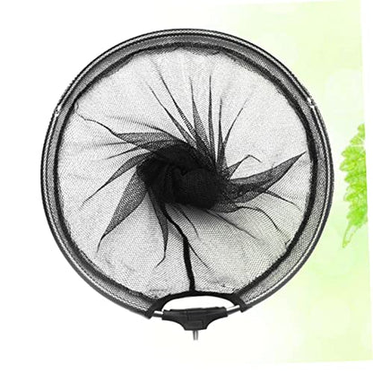 SUPVOX 45cm Aluminum Alloy Fishing Landing Net Head No Scratch Rubber Mesh Comfortable to Carry Install