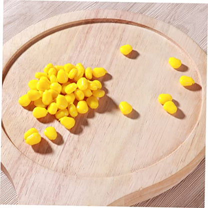 BESPORTBLE 50pcs Artificial Corn Fishing Lures Simulation Floating Baits Sweet Scent for Carp and Bass Fishing Freshwater and for Fishermen