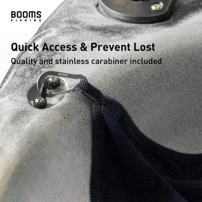 Booms Fishing B0T Microfiber Fishing Towel with Clip, 3 Pack Black - color: Black_3 Pack