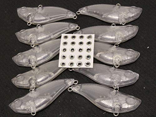 Blank Unpainted Minnow Crankbait Topwater Lipless Jerkbait Fishing Lures - color: UPL802