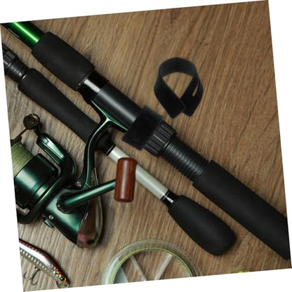 KICHOUSE 5pcs Fishing Rod Straps Elastic Angling Accessories Slip Design for Boat Rods Fishing Pole Bands