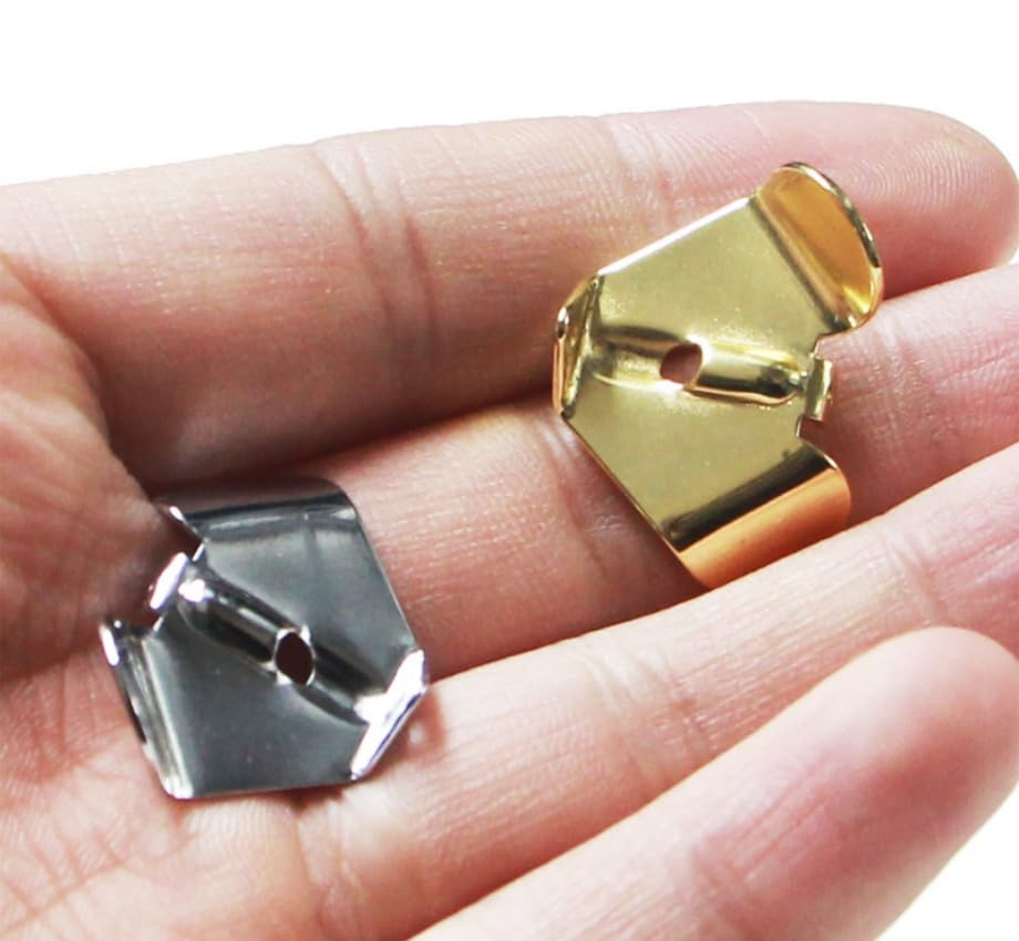 50pcs Buzzer Spinner Blades, Thickened Stainless Steel Delta Blades for Buzzbaits Surface Lures Size 20 * 28mm - color: Silver 50pcs