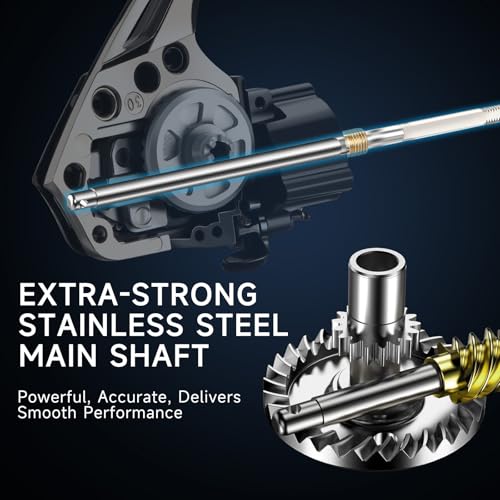 HAUT TON LT Metal Spinning Fishing Reel, Freshwater and Saltwater Fishing Reels, 5+1 Stainless Steel BB, 39.5Lbs Max Drag, CNC Aluminum Handle 3000/4000/5000/6000 for Casting Reel - size: 6000
