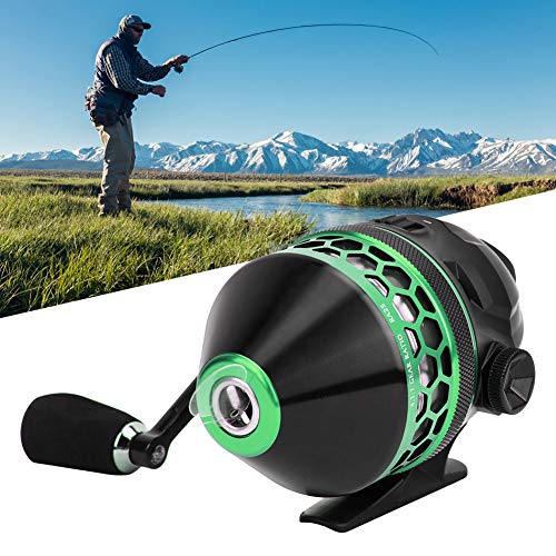 Alomejor spincast Reel,4.1:1 Speed Ratio for Retrieval,Closed face Fishing Reel,ABS and Metal Construction for Durability and Lightweight,for Beginners and Casual Anglers in Freshwater Lakes