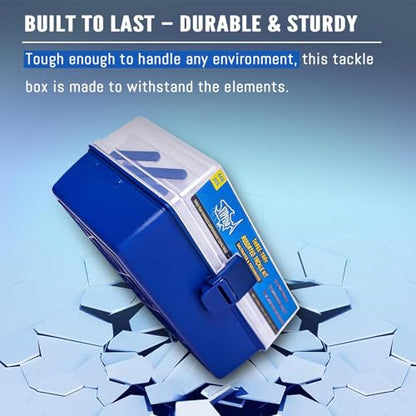 448-Pcs Fishing Lures Kit – Complete Large 3-Layer Tackle Box Set with Hooks, Weights, Bobbers, Pliers, Rigs, Leaders & Accessories for Men, Kids, Beginners, Gear gift choice for Fathers Day - color: 448PCS-Blue
