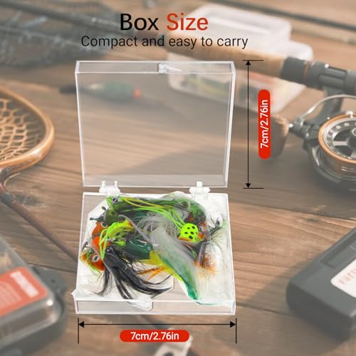 Fly Fishing Poppers Fly Fishing Dry Flies Topwater Fishing Lures Bass Popper Flies Bugs Lures Panfish Bait Fly Trout Bobber Flies Kit for Bass Trout Panfish Bluegill Salmon - color: 20pcs Fly Fishing Poppers
