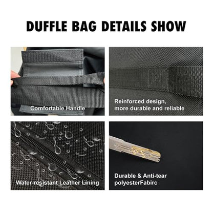 Large Travel Duffel Bag, 36 inch Sport Storage Large Zippered Bag, Sturdy & Water Resistant Made of Durable 600D Oxford Fabric for Camping & Hiking - size: 36 inch