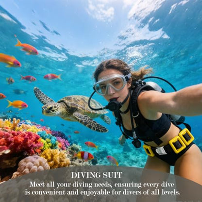 4 Pcs Scuba Weight Belt,Diving Weight Belt with Metal Block Buckle Coated Dive Weights Nylon Dive Belt Suitable for Free Diving - color: Yellow, size: 1.1lb