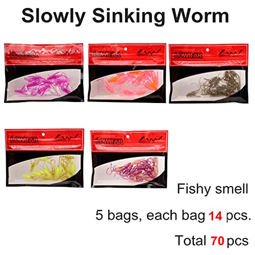 Soft Plastic Crawfish Bait Fishing Lure for Crappie, Bass, Bluegill, White Perch, Sunfish, Speckled Trout All Panfish Softlure Artificial Crayfish Lures Bait Drop Shot Rig Lure Slow Sinking - color: 4cm/1g - 70pcs(D)