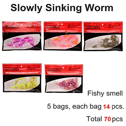 Soft Plastic Crawfish Bait Fishing Lure for Crappie, Bass, Bluegill, White Perch, Sunfish, Speckled Trout All Panfish Softlure Artificial Crayfish Lures Bait Drop Shot Rig Lure Slow Sinking - color: 4cm/1g - 70pcs(D)