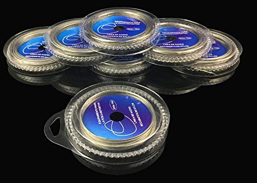 Wire Fishing Line Steel Leader: 10lb - 200lb Test Knottable Fishing Leader Making for Saltwater Rigging - 32.8ft Nylon Coated 7 Strands Silver String Wire with 20pcs Sleeves - size: 40lb Test, 0.020in/0.50mm Diameter