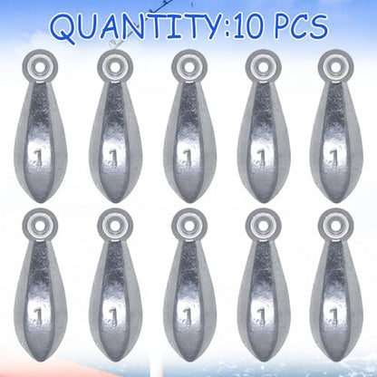 Fishing Weights Sinkers Bullet Fishing Weights Sinkers Ocean Saltwater | Surf Fishing Gear Fishing Assortment 1oz 2oz 3oz 4oz - size: 1oz-10pcs