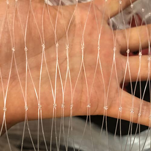 Strong Fishing Line Material Fishing Net Depth 5.5ft Gillnet Length 98 ft Nylon Net 5/8 Inch-2 Inch Mesh Monofilament Nylon Network Big Buoys Fish Net - size: Mesh size 45mm*45mm(1-3/4 inch)