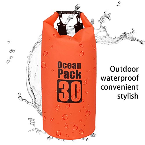 Dry Sack/Floating Waterproof Bag 2L/5L/10L/20L/30L for Boating, Kayaking, Hiking, Snowboarding, Camping, Rafting, Fishing and Backpacking - color: Gary, size: 5L
