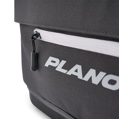Plano Weekend Softside 3500 Tackle Bag, Cutting-Edge Fishing Tackle Bag, Molded Waterproof Base, Spacious Storage, Die Cut Tool Sleeves, Daisy Chain Attachment Points - color: Slate, style: 3500 Softsider Tackle Bag