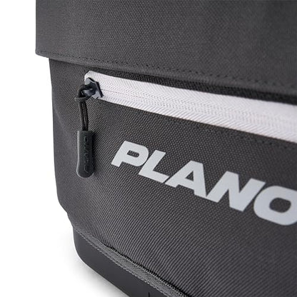 Plano Weekend Softside 3500 Tackle Bag, Cutting-Edge Fishing Tackle Bag, Molded Waterproof Base, Spacious Storage, Die Cut Tool Sleeves, Daisy Chain Attachment Points - color: Slate, style: 3500 Softsider Tackle Bag