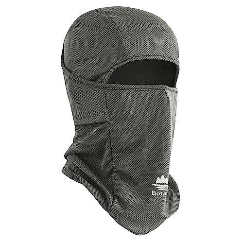 Balaclava Ski Mask, Sun UV Protection Breathable Full Head Face Mask for Men Women Skiing Cycling - color: Dark Grey