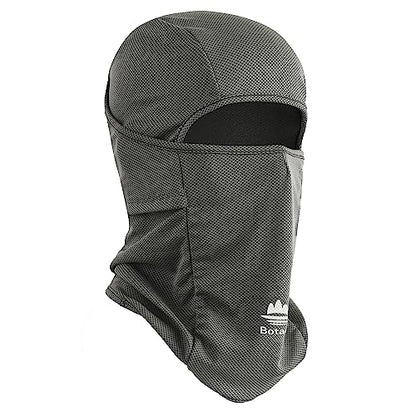 Balaclava Ski Mask, Sun UV Protection Breathable Full Head Face Mask for Men Women Skiing Cycling - color: Dark Grey