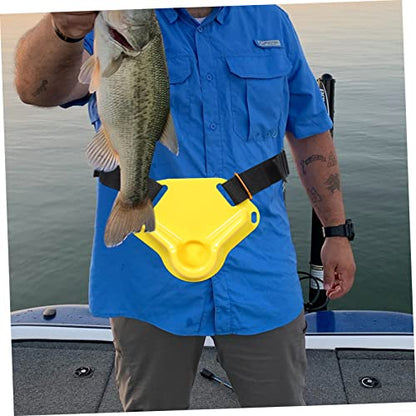 POPETPOP Band Fishing Rod Holder Pole Waist Belt Ice Fishing Rod Holder Fighting Wading Holder Fishing Tool