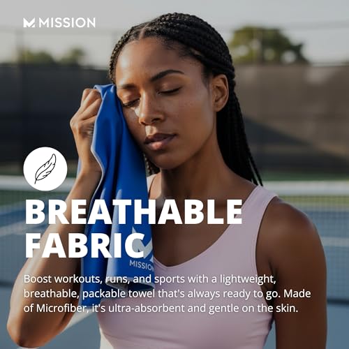 MISSION Original Cooling Towel - Soft, Durable Microfiber - Cools Up to 2 Hours - UPF 50 Sun Protection - Machine Washable - color: Twist & Shout Honey Dew