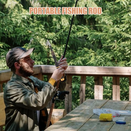 VICASKY Telescoping Fishing Pole Portable Extendable Fishing Rod for Saltwater and Freshwater Lightweight Travel Rod with Ergonomic Handle for Precision Casting