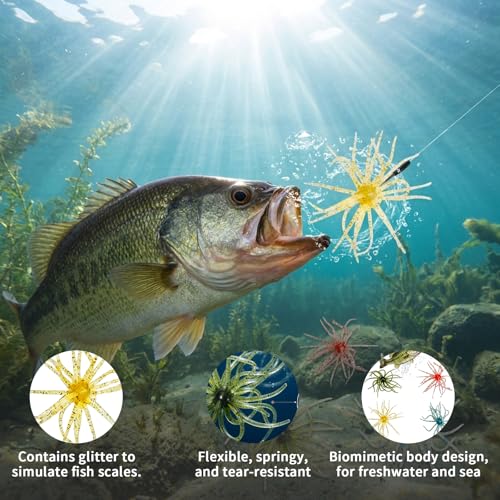 4PCS Soft Plastic Fishing Lures - size: Large