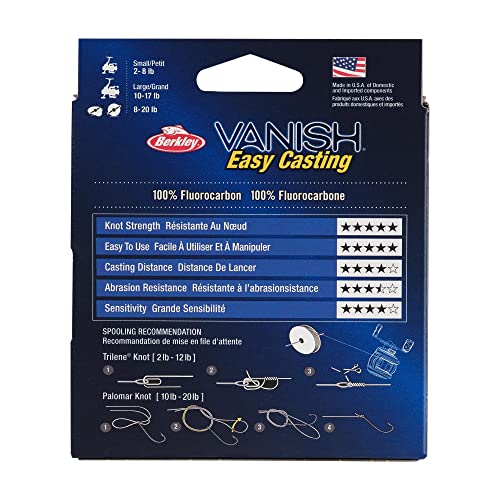 Berkley Vanish Fluorocarbon Fishing Line/Leader Material - color: Clear - Vanish, size: 250yd, style: 20 Pounds