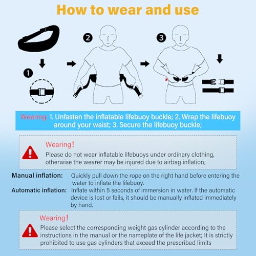 Automatic Inflatable Belt Pack Water Sports Jacket Waist Belt PFD for SUP Paddleboarding Fishing Boating Kayaking（fit 80-330 lbs） (Red camouflage) - color: Red camouflage