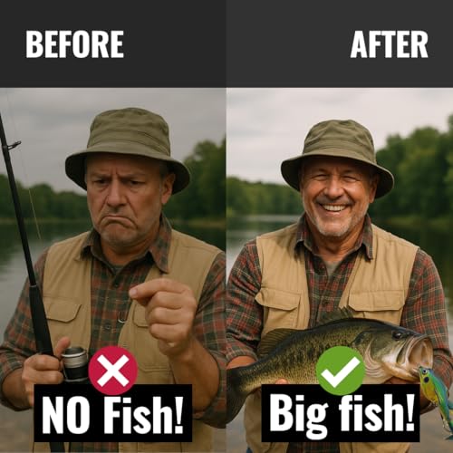 LUNKERHUNT - Frog Bait for Bass Fishing | Soft Hollow Body Weedless Frog for Bass Fishing and Trout | Weedless Realistic Bait Frog Lure, Freshwater with Sharp Hooks Lures and Double Propellers Feet - style: Blue Gill