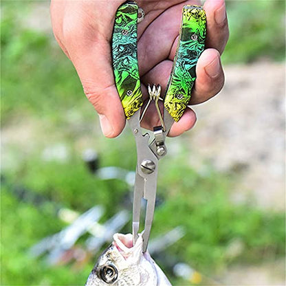 Fishing Pliers, Fishing Accessories Saltwater Fishing Gear Fishing Pliers Hook Remover Split Ring, Fly Fishing Tools Set, Fishing Pliers Saltwater, Fishing Gifts for Men