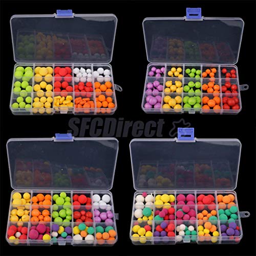 SaditY Pop up Boilies Carp Fishing Baits Fruit Flavours Floating Beads Eco-friendly Soluble in Water 10mm/12mm/14mm - (Color: Package 1), style
