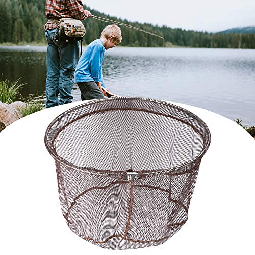 Landing Net Head, Fly Fishing Landing Net 8mm Universal Screw Interface Stainless Steel for Outdoor Fishing