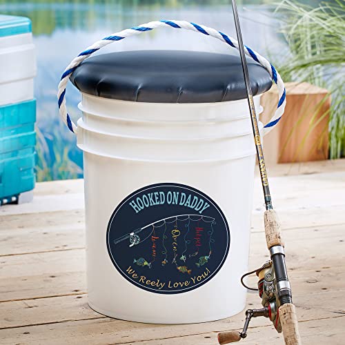 Let's Make Memories Custom Fishing Pail-for Him - size: Adult, style: Fan Club