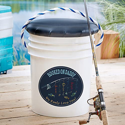 Let's Make Memories Custom Fishing Pail-for Him - size: Adult, style: Fan Club